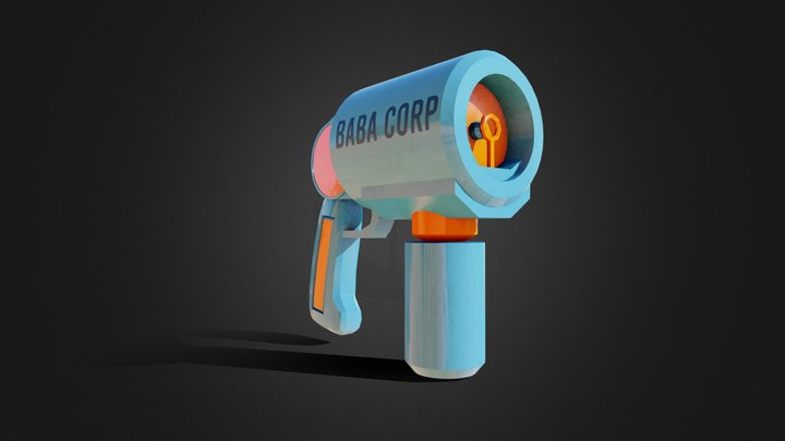 BaBa Corp Bubble Gun 3D Model
