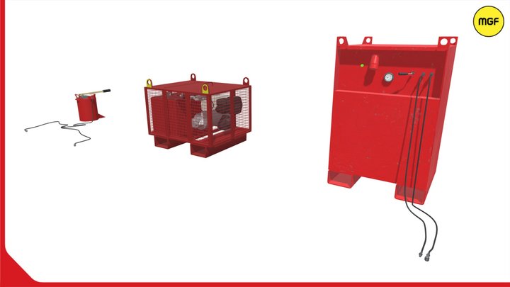 Hydraulic Pumps 3D Model