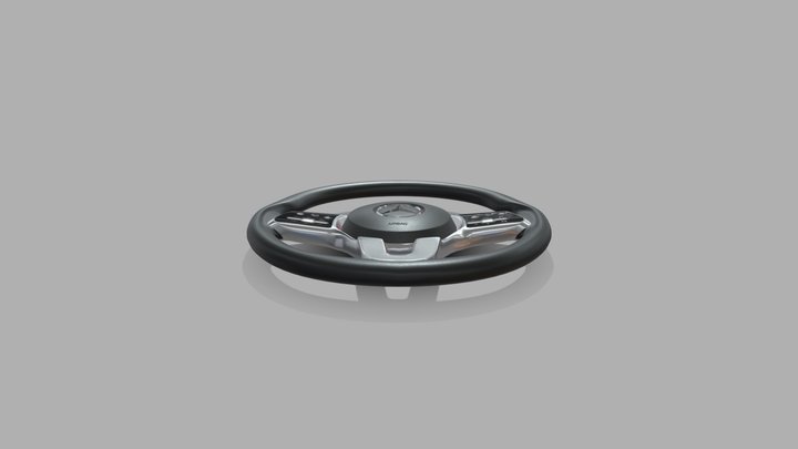 Mercedes-Benz Steering wheel 3D Model