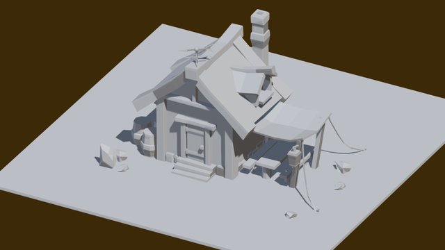 Base house model 3D Model