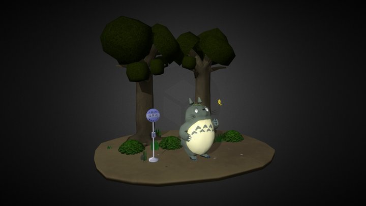 My Neighbour Totoro 3D Model