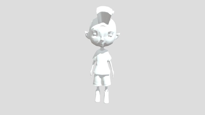 Tong Fu Character 3D Model