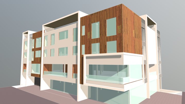 EDIFICIO DEPARTAMENTOS 3D Model