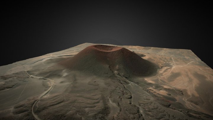 Volcán Poruña, Atacama, Chile 3D Model