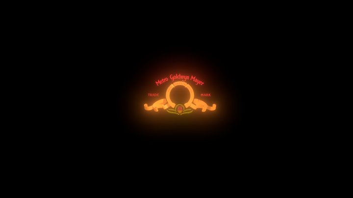 Metro-Goldwyn-Mayer_template_MGM 3D Model