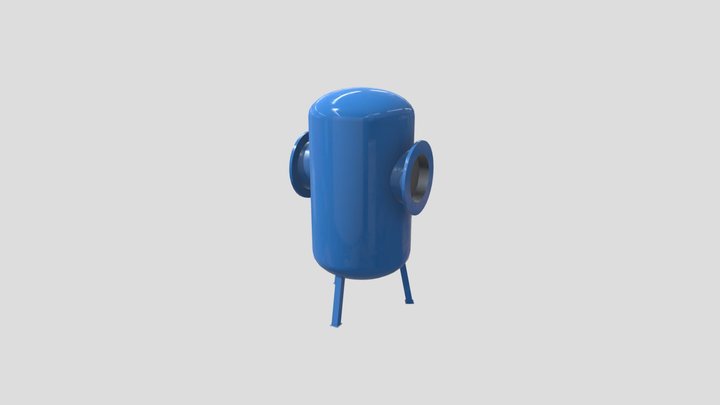Spiral degassing and decontamination device 3D Model