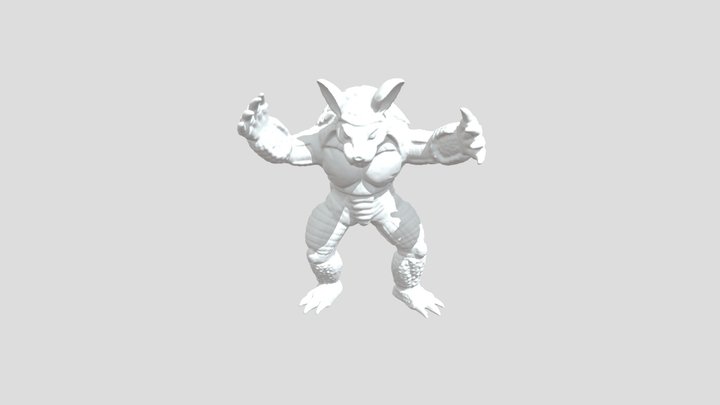 Stanford Armadillo 3D Model
