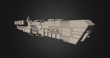 Battleship 3D Model