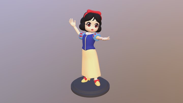 Snow White 3D Model