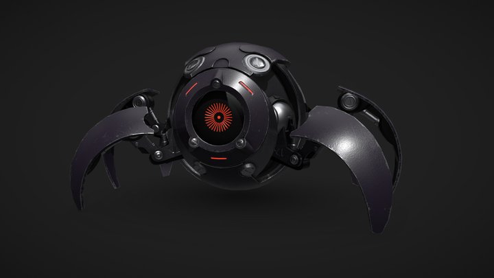 Scifi Droid / Robot 3D Model