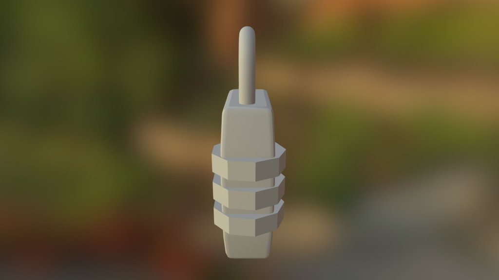 Padlock — Sketchfab embed 3D viewer
