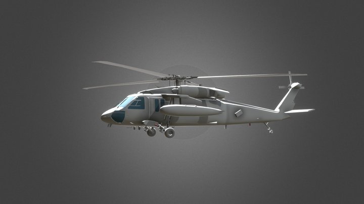 Helicopter 3D Model