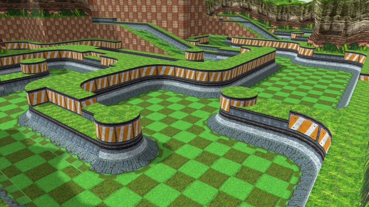 "Race0" Sonic Extreme 3D Model