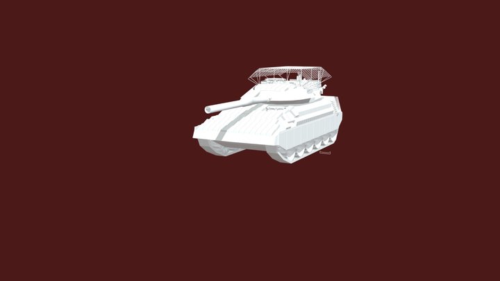 TAM Medium Tank (Argentina) 3D Model