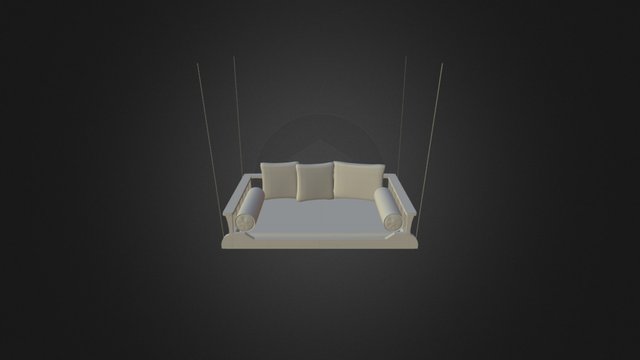 Lezaljka Na Verandi - Porch Swing Chair 3D Model