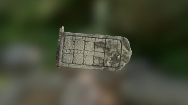 Estela maya 3D Model