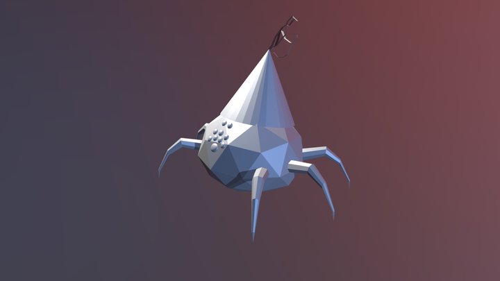 Monstrinho Aniversario 3D Model