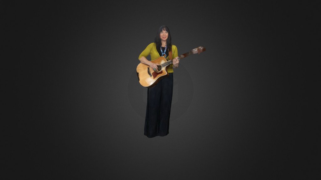 Andrea Harsell performance artist guitar