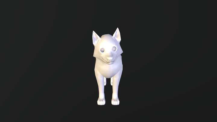 Husky puppy exercise 3D Model