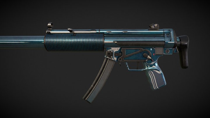 Mp5sd  -LADY LIBERTY 3D Model