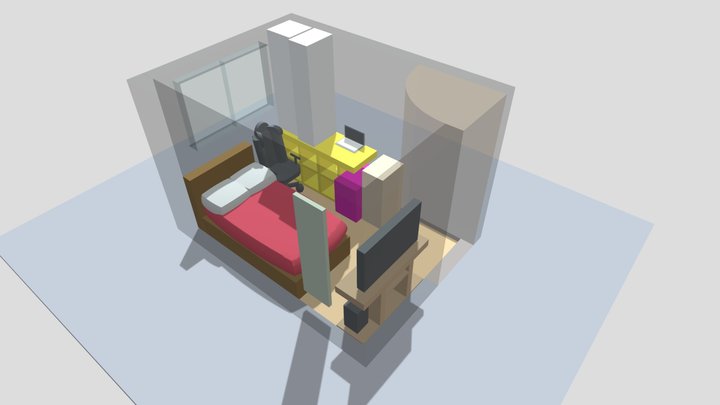 habitacion mini 3D Model