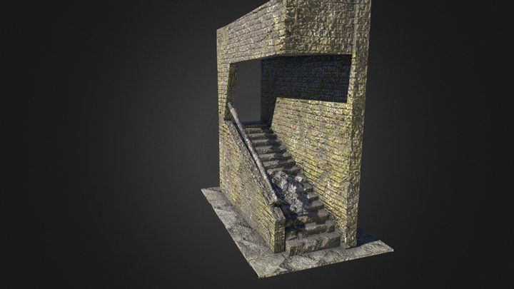 Staircase In Nature 3D Model