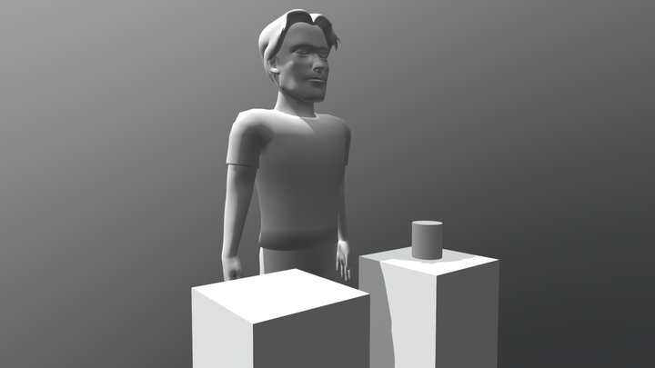 Mike Grab/Move Animation 3D Model