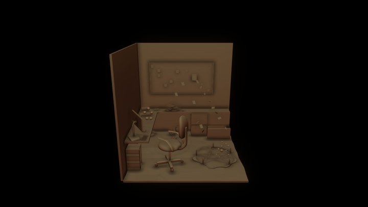 escritorio ,ou algo do tipo ksk – Kostenloses 3D-Modell STL