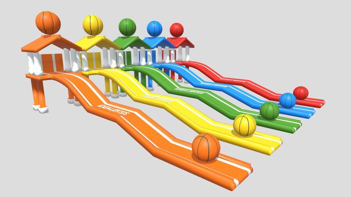 Basket Ball Parking FS22 Download 3D Model
