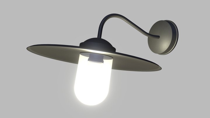 Retro Sconce - Outdoor Wall Lamp 3D Model