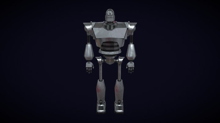 The Iron Giant - Franco Porte Petit 3D Model