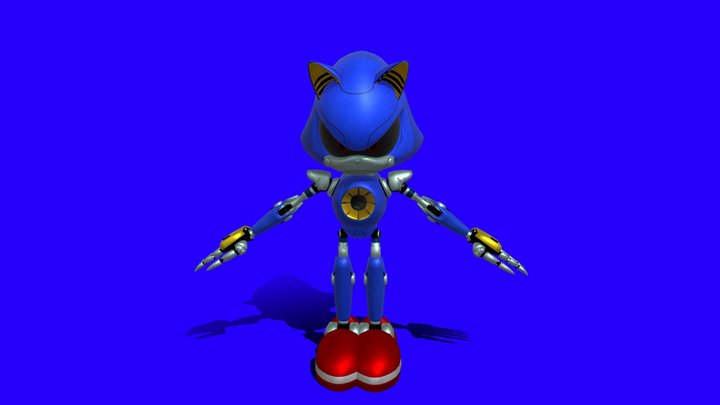 Movie Metal Sonic (Sonic 4 The Hedgehog) 3D Model