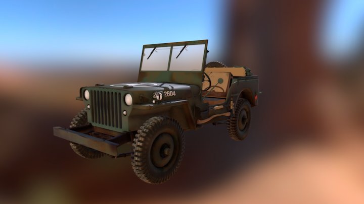 Jeep (2) 3D Model