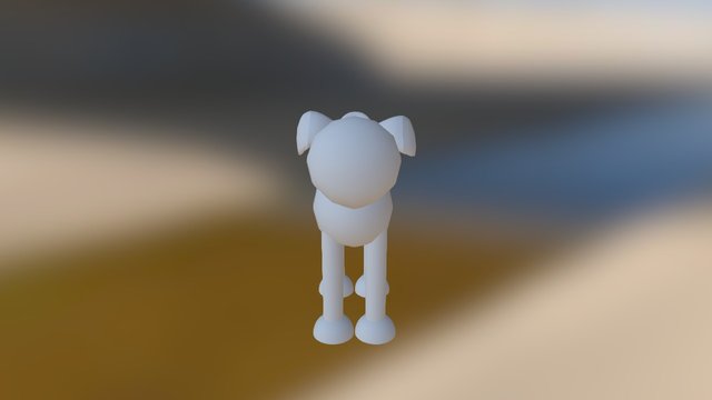 Shaun The Sheep 3D Model