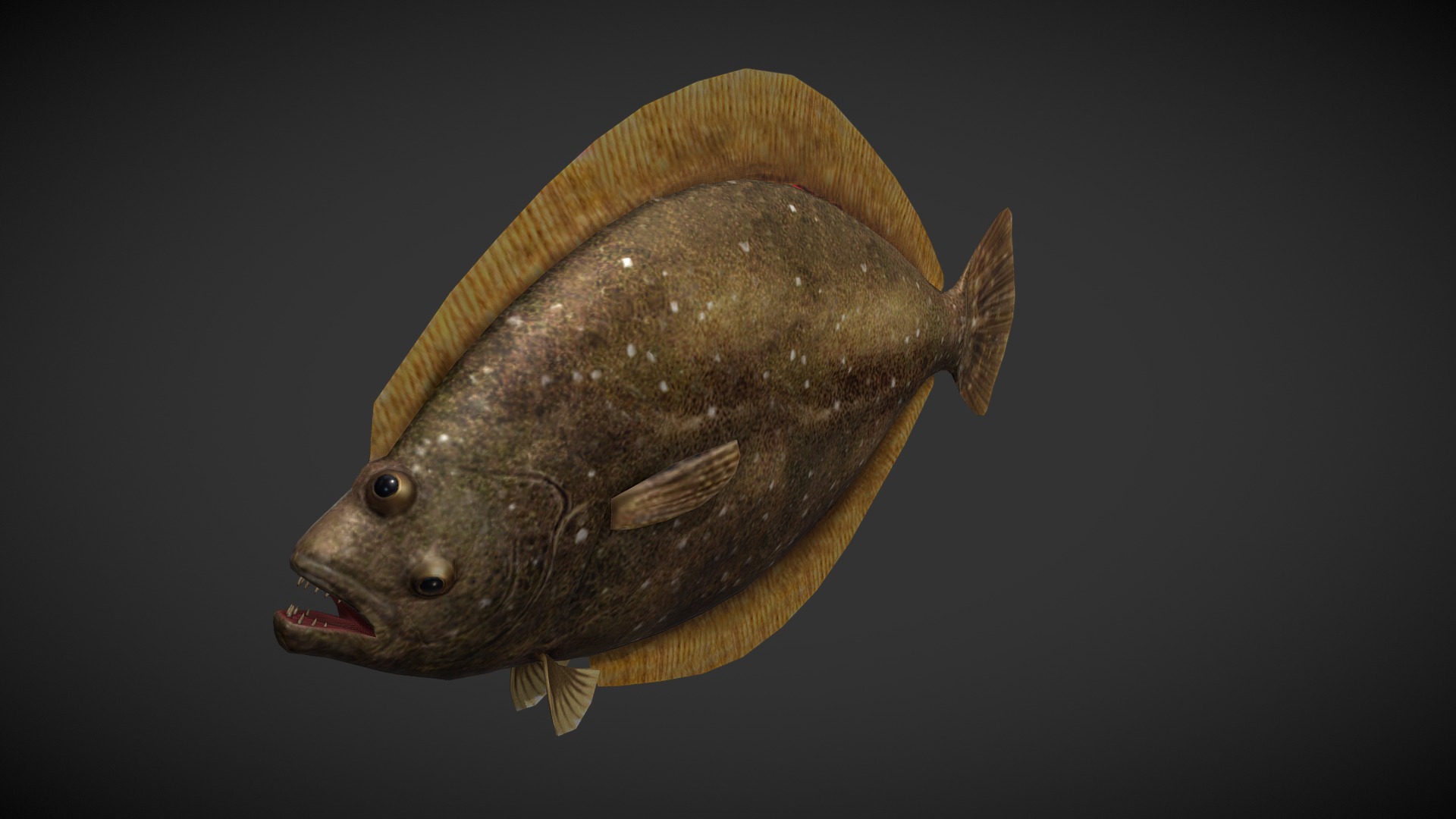 3D model Thon Bon - This is a 3D model of the Thon Bon. The 3D model is about a fish with a long tail.
