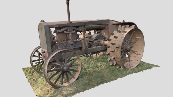 Lauson Beaver Tractor 3D Model