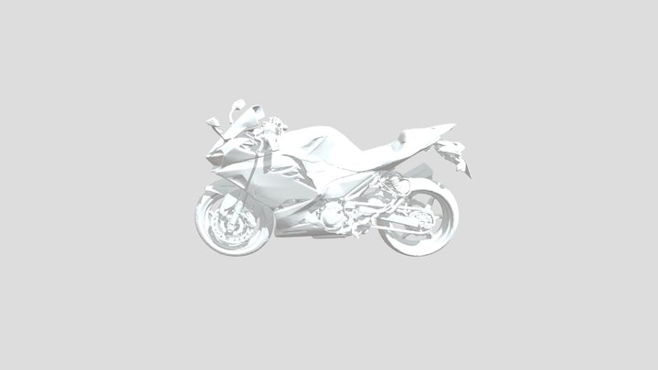 Motorcycle Elegance 3D Model