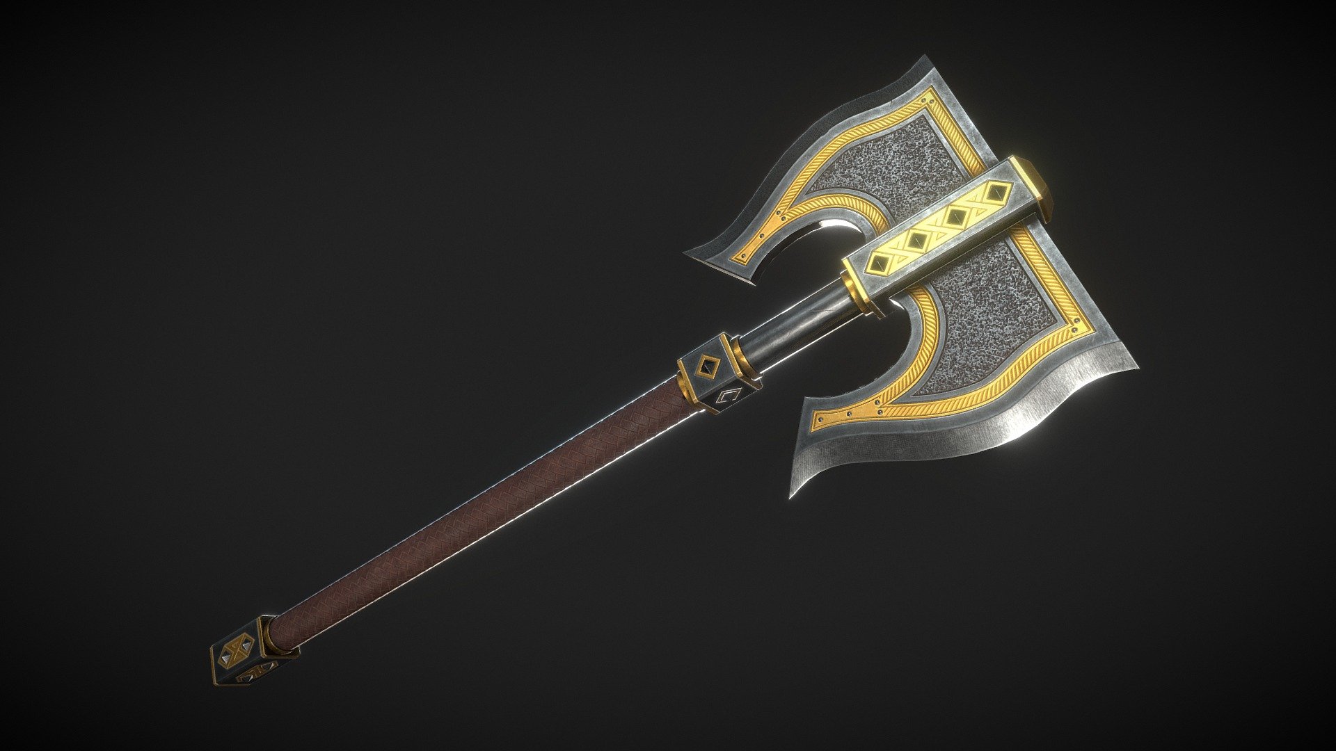 Fantasy Axe 01D - Buy Royalty Free 3D model by Don_Falcone [5d73613 ...