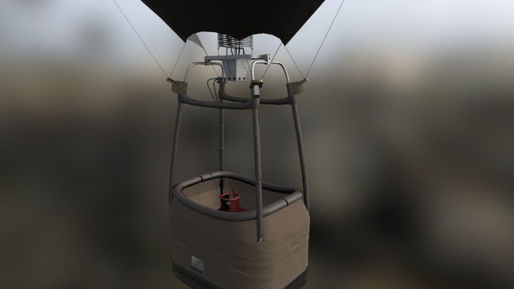 Hot-Air Balloon 3D Model