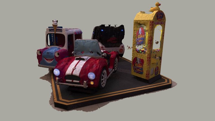 Mall Ride 3D Model