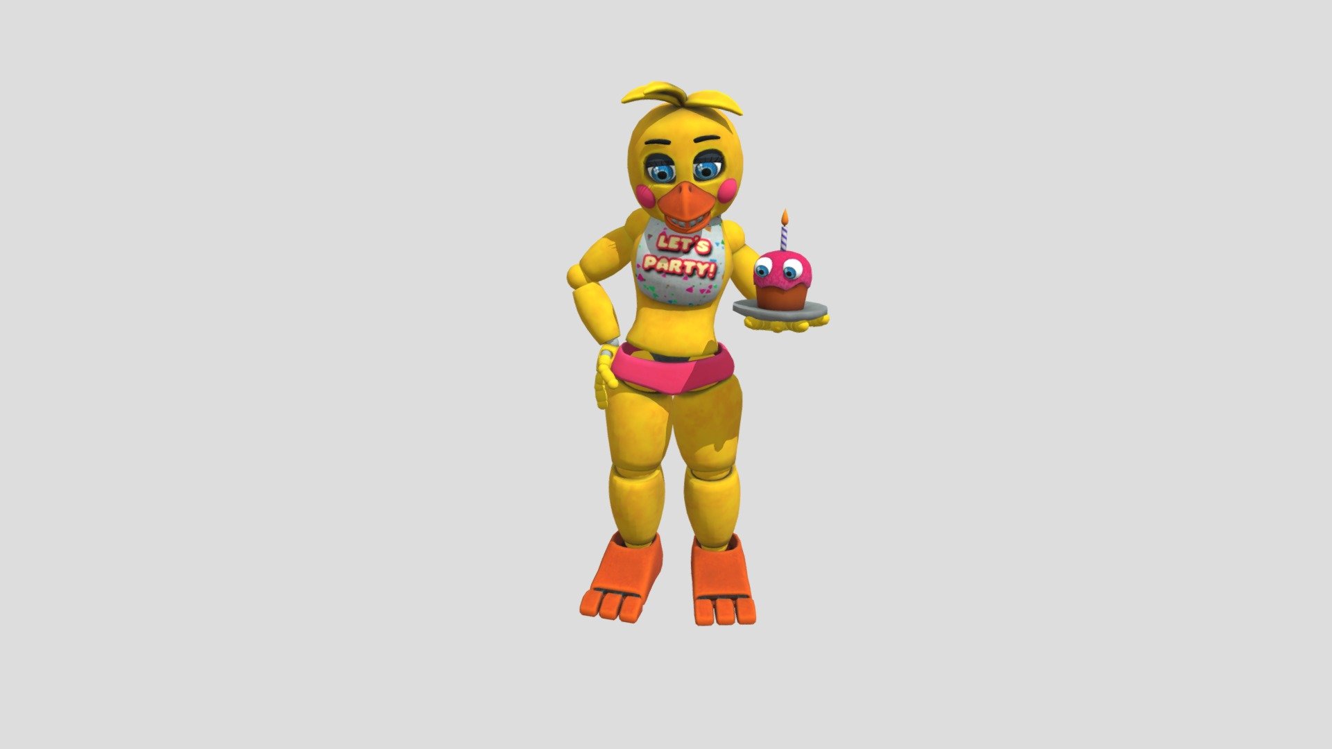 channel Standard Outside Toy Chica Ar - Download Free 3D model by Yellow bonnie spring  (@1937gjsh837) [5d75129]