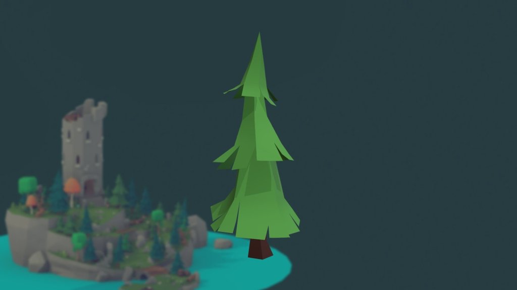 Medieval Fantasy - Tree D — Sketchfab embed 3D viewer