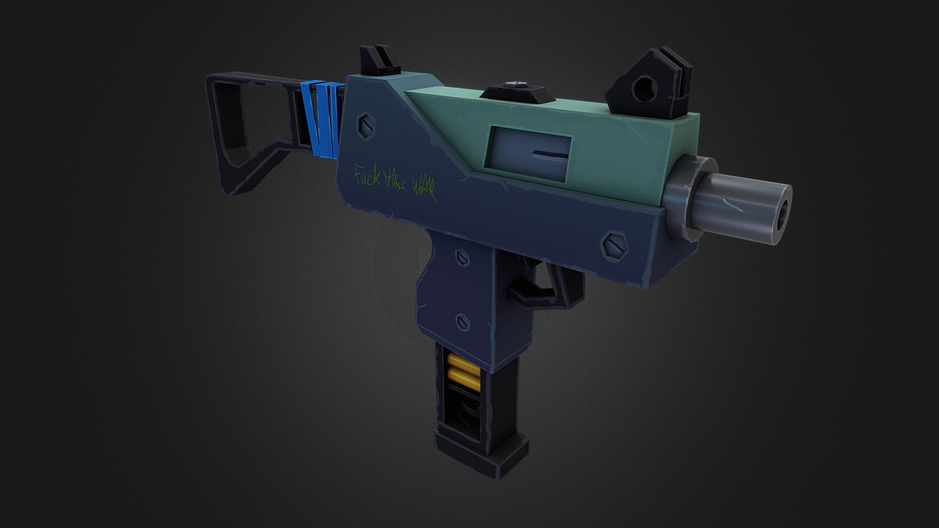 Stylized UZI - 3D model by fedorzabelin [5d75bce] - Sketchfab