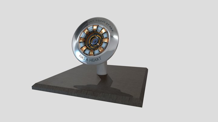 ARC reactor Ironman 3D Model