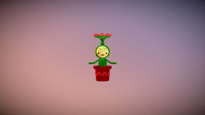 Li'l Cactus 3D Model