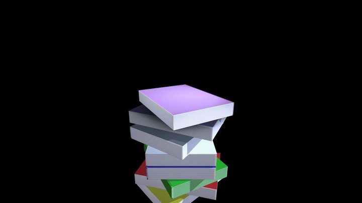 different books 3D Model