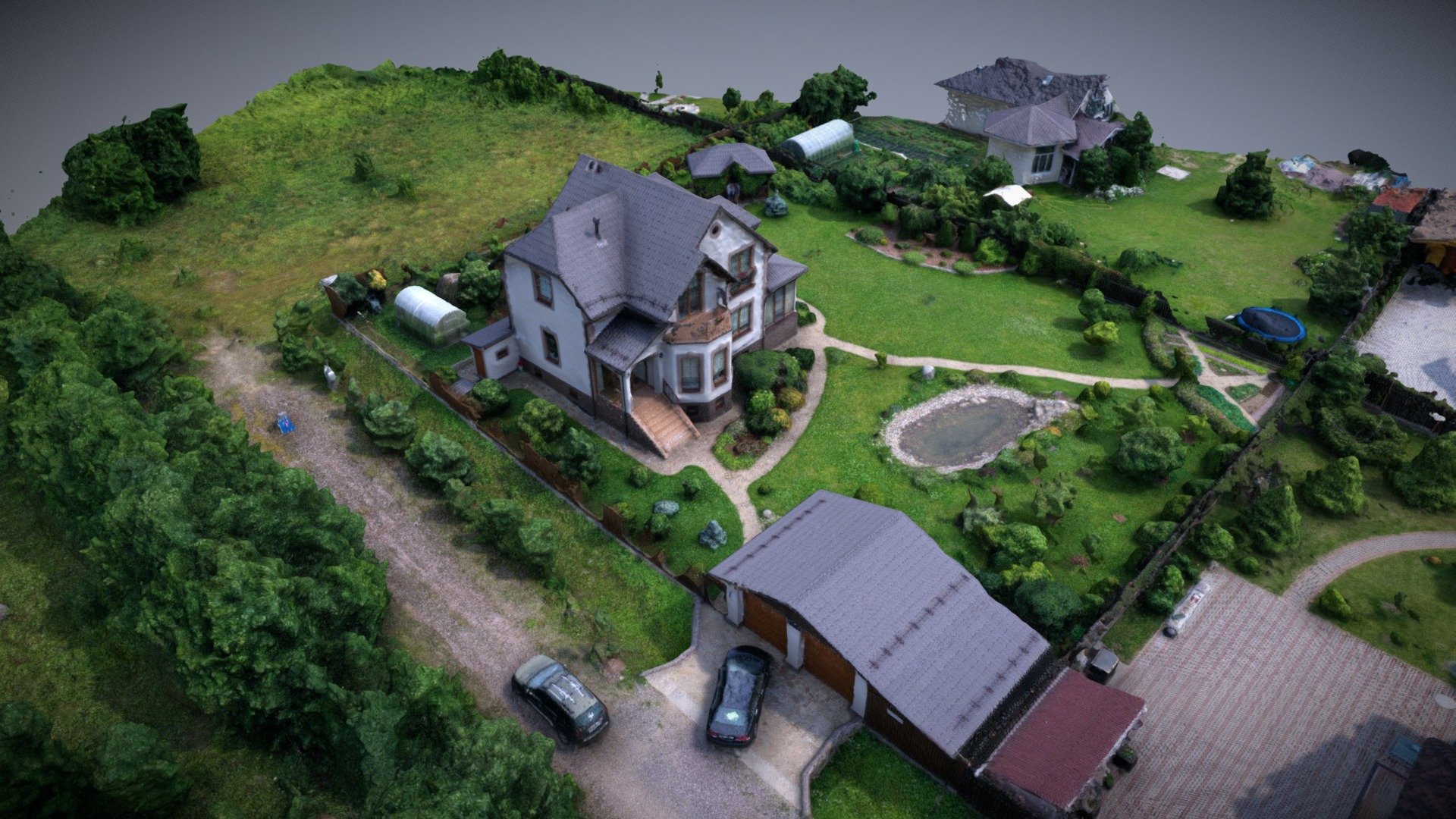 Two-storey suburban house
