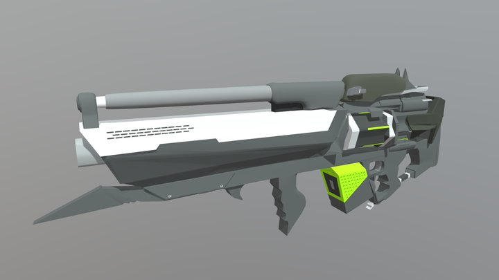槍 3D Model