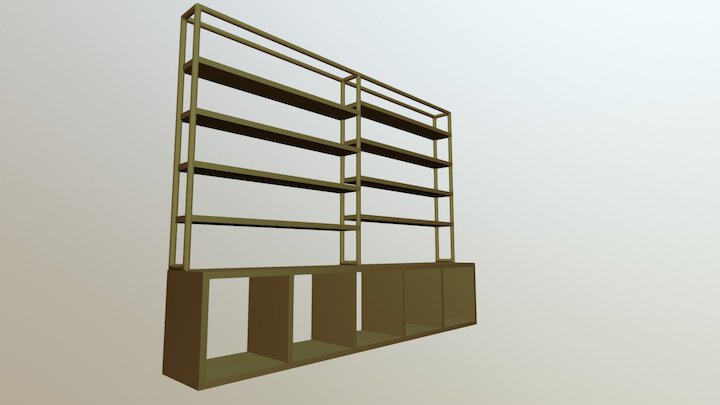 Cd Shelf 3D Model