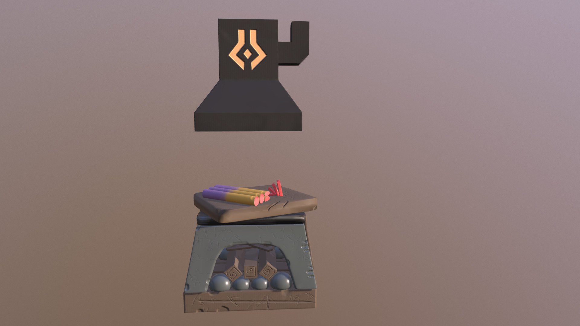 Stone Oven — Sketchfab embed 3D viewer